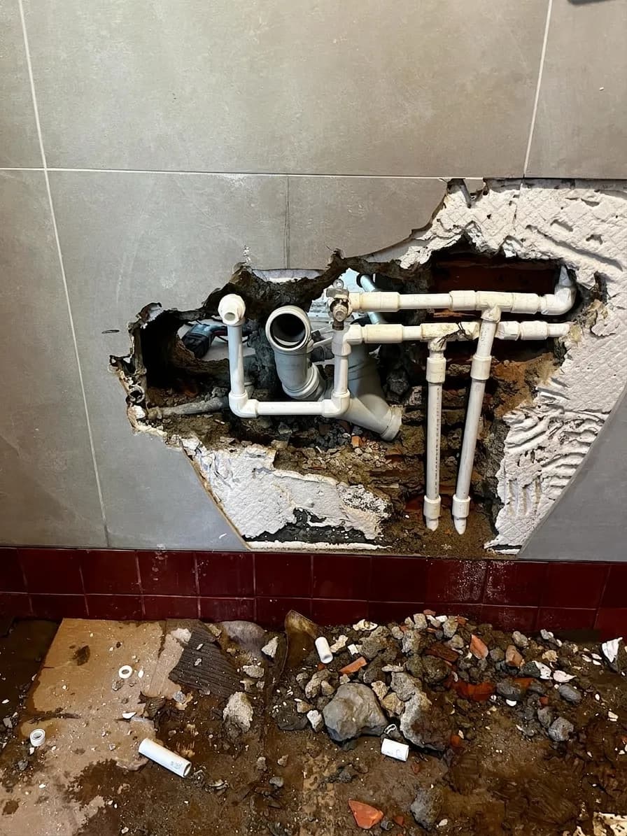 Tadilat sürecinden gerçek saha fotoğrafı