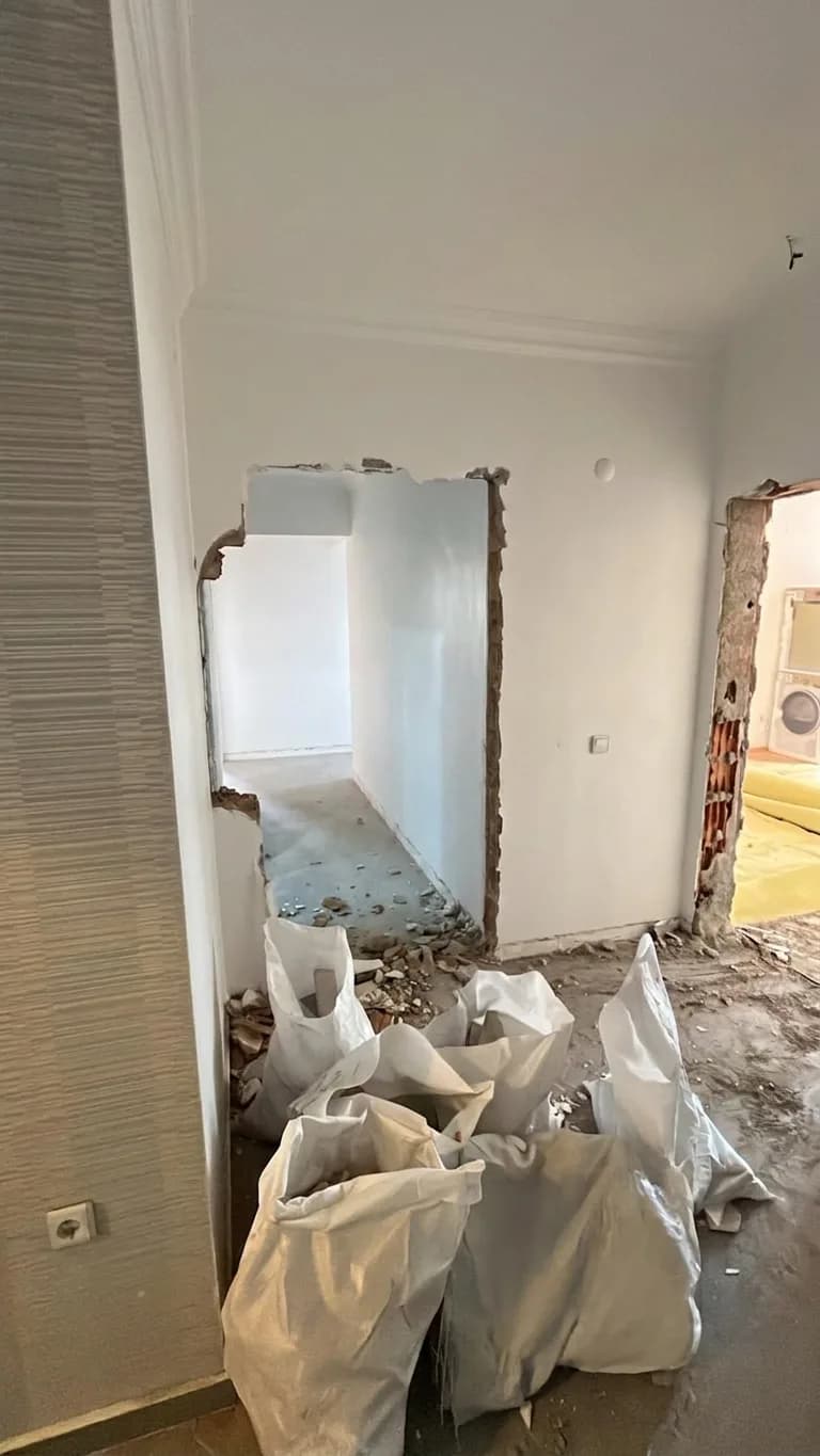 Tesisat uygulama sürecinden gerçek saha fotoğrafı