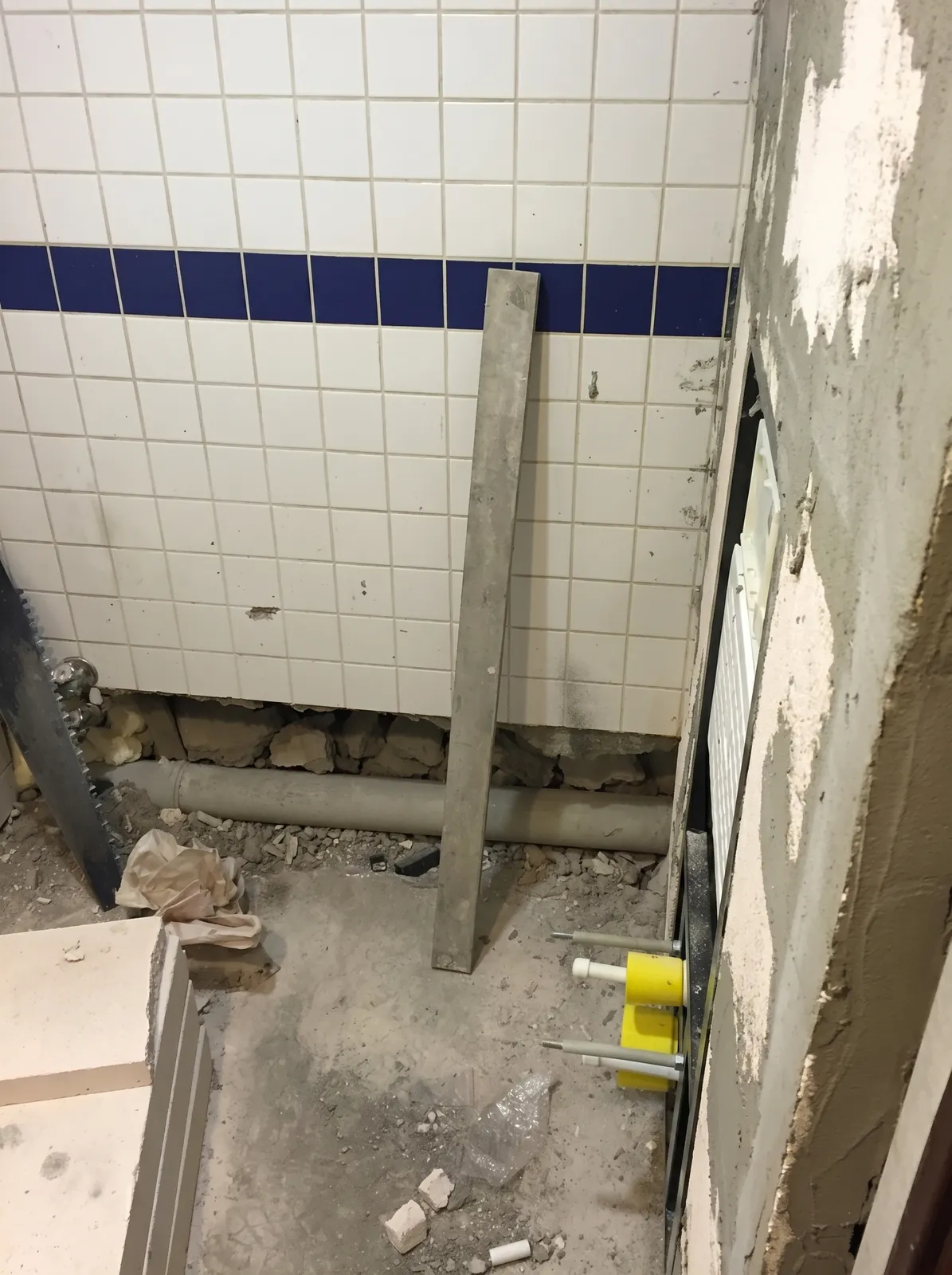 Banyo söküm sürecinden gerçek saha fotoğrafı